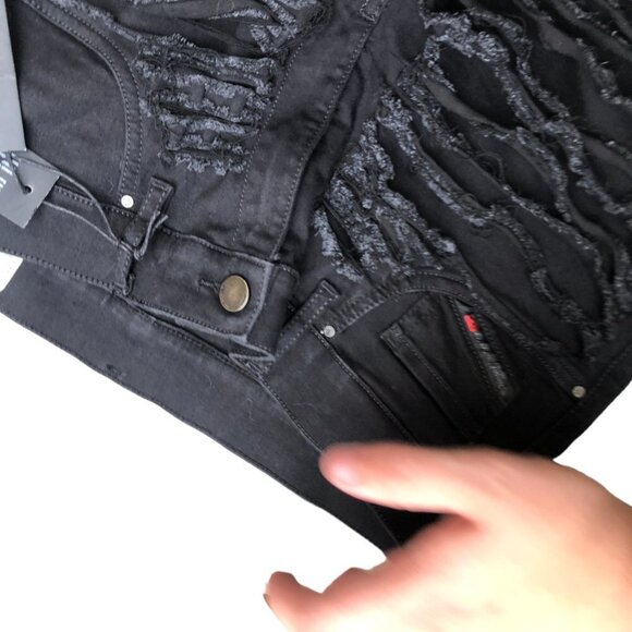 Brand New Diesel Jeans Size 30 DHARY Trashed Holed - Picture 9 of 10